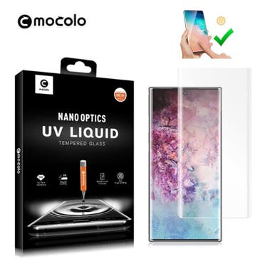 Galaxy Note 10 Premium UV Liquid Glue 3D Tempered Glass Prot, Ophalen of Verzenden, Nieuw
