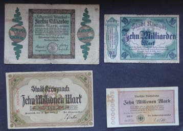 Duitsland. - 32 Groß-Notgeldscheine - various dates (Zonder
