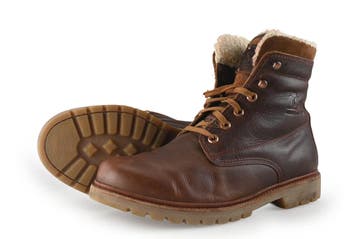 Panama Jack Veterboots in maat 44 Cognac, Overige kleuren, Verzenden, Boots, Zo goed als nieuw