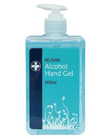 Handgel pompje 70% alcohol - 500ml, Verzenden