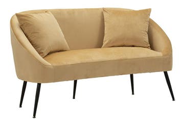 BANK BROWY MET KUSSENS CM 137X69X79, Ophalen of Verzenden, Nieuw