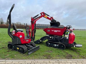 Yanmar SV08 minigraver graafmachine compact 800 kg, Ophalen of Verzenden, Graafmachine