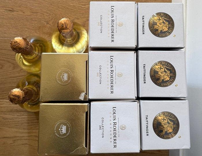 Moët & Chandon, Louis Roederer, Taittinger, Ruinart -, Verzamelen, Wijnen