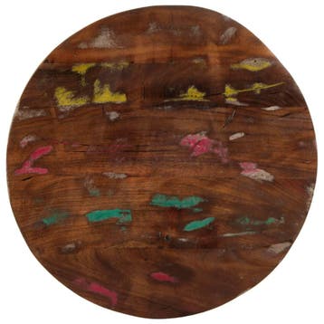 vidaXL Tafelblad rond Ø 60x2,5 cm massief gerecycled hout, Verzenden, Nieuw
