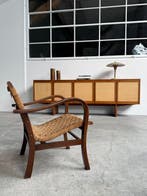Erich Dieckmann - Fauteuil - Beuken, touw