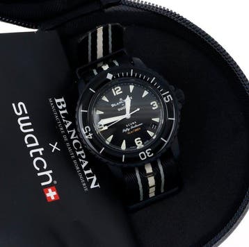 Blancpain x Swatch - Scuba Fifty Fathoms Ocean of Storms -, Nieuw