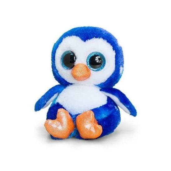 Keel Toys pluche pinguin knuffel blauw/wit15 cm - Knuffel .., Kinderen en Baby's, Speelgoed | Knuffels en Pluche, Ophalen of Verzenden