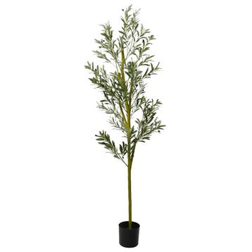 vidaXL Kunstolijfboom 800 blaadjes 200 cm groen, Verzenden, Nieuw
