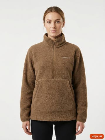 Berghaus Fleecejassen Dames maat XXL Bruin Vintage, Kleding | Dames, Ophalen of Verzenden, Nieuw