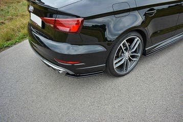 Maxton Diffuser splitters (zijkant) Audi S3 / A3 S-Line 8V, Verzenden
