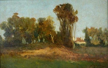 Serafino De Tivoli (1825-1892) - Paesaggio di campagna, Antiek en Kunst