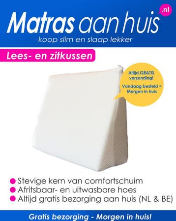 Zit- en leeskussen voor in bed, Verzenden, Nieuw