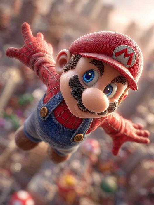 CREATIVE_HUB - Spider Man Mario, Spelcomputers en Games, Spelcomputers | Overige Accessoires