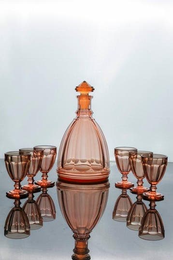 Val Saint Lambert - Charles Graffart, René Delvenne - Fles