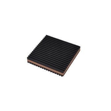 Rubberen anti-vibratie pad - Kurk - 100x100x20 mm, Verzenden, Nieuw