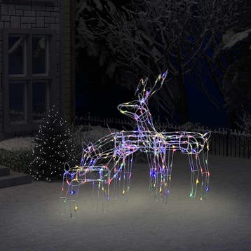 vidaXL 3-delige Kerstverlichting rendieren 229 LEDs, Verzenden, Nieuw