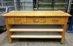 Werktafel, Tafel, B175 x D65 x H122cm, Beuken