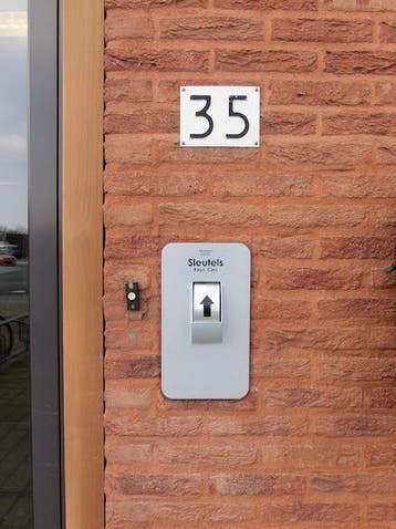 Keysecuritybox KSB107 inbouw sleutel afstortkluis met, Ophalen of Verzenden, Nieuw, Brandkast