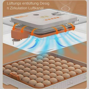 Automatische Broedmachine voor 56 Eieren met LED Candler & T, Dieren en Toebehoren, Pluimvee | Toebehoren, Verzenden, Nieuw
