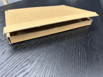 Brievenbusdoos - L350xB250xH25mm - Stevige kwaliteit, Ophalen, Doos, Opvouwbaar, Minder dan 50 cm