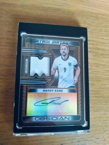 2023/24 Panini Obsidian Soccer Harry Kane Autograph Patch, Nieuw