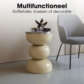 2dekans | Mica Decorations Luna Bijzettafel - Bijzettafel, Ophalen of Verzenden, Gebruikt