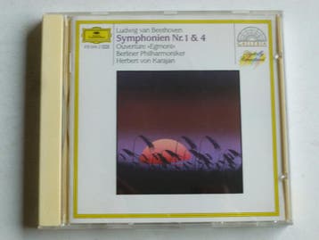 Beethoven - Symphonien nr. 1 & 4 / Herbert von Karajan, Cd's en Dvd's, Ophalen of Verzenden, Zo goed als nieuw