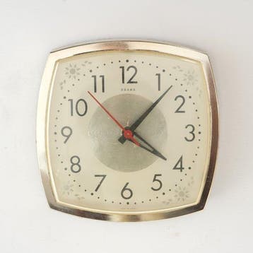 Wandklok - Plastic - 1970-1980 - Sears Vintage Wandklok