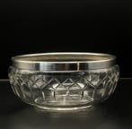Fruitschaal - Kristal, Zilver