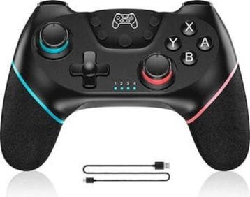 Nintendo Switch Pro Controller Zwart (Third Party), Spelcomputers en Games, Ophalen of Verzenden, Zo goed als nieuw