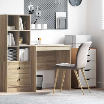 vidaXL Bureau Sonoma Eiken 70 x 50 x 76 cm, Verzenden, Nieuw