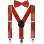 Fako Fashion - Kinder Bretels Met Vlinderstrik - Stipjes -, Verzenden, Nieuw