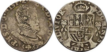 1/5 Ecu Philippe 1567, Nederland-geldern Philipp Ii von S..., Verzenden