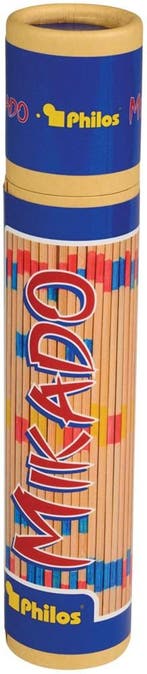 Mikado - Bamboe in kartonnen koker | Philos -, Hobby en Vrije tijd, Gezelschapsspellen | Bordspellen, Verzenden, Nieuw