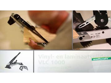 wolfcraft VLC 1000 - Laminaatsnijder - Tot 14 mm dik - PVC, Verzenden, Zo goed als nieuw
