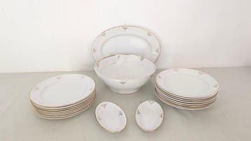 Richard Ginori - Tafelservies (20) - Porselein - Voor 8, Antiek en Kunst
