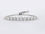 Armband - 14 karaat Witgoud - 4.37ct. tw. Diamant, Sieraden, Tassen en Uiterlijk, Nieuw