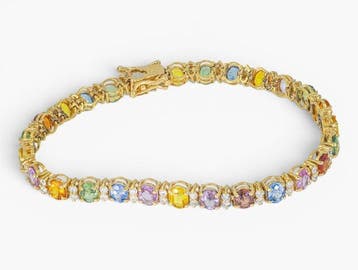 Zonder minimumprijs - Armband - 14 karaat Geel goud, HRD -, Nieuw