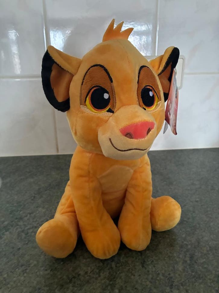 Disney Lion King Knuffel Simba 25cm, Kleding | Heren, Pyjama's, Nieuw, Ophalen of Verzenden