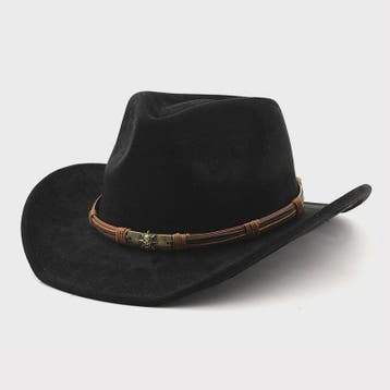 Vintage Suède Western Cowboyhoed voor Heren en Dames - Stijl