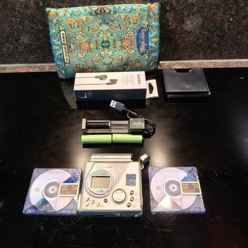 Sharp - MD-MT99 Draagbare minidisc speler-recorder, Nieuw