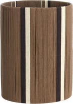 2dekans | Light & Living Lampenkap Medan - Donkerbruin -, Huis en Inrichting, Lampen | Tafellampen, Ophalen of Verzenden, Zo goed als nieuw