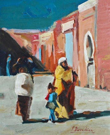 Francisco Barrachina Barrachina (1940–2017) - Scène de rue