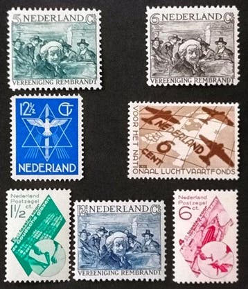 Nederland 1930/1935 - Rembrandt/Goudse, Gestempeld