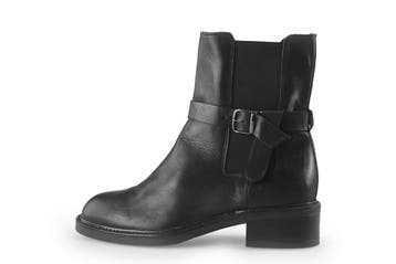 Manfield Chelsea boots in maat 38 Zwart, Verzenden, Zwart, Overige typen, Zo goed als nieuw