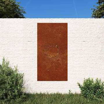 vidaXL Wanddecoratie tuin zonontwerp 105x55 cm cortenstaal, Verzenden, Nieuw