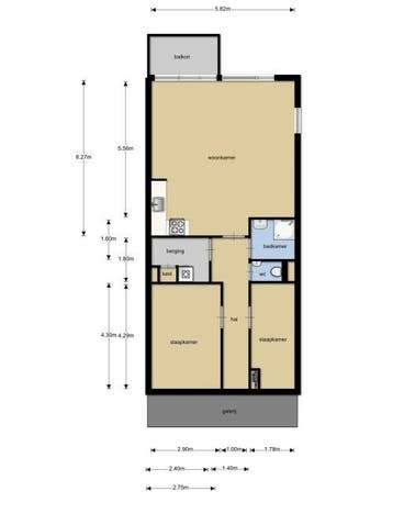 Te Huur 3 Kamer Appartement Lokerenpassage In Den Bosch, Den Bosch, Noord-Brabant, Direct bij eigenaar, Appartement