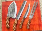 Keukenmes - Kitchen knife set - Staal, Hout - Nederland