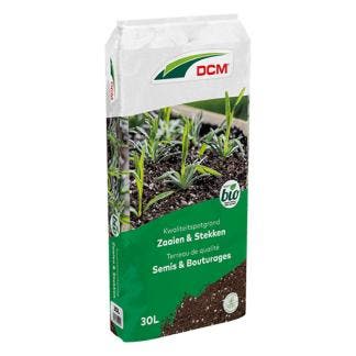 Zaai- en stekgrond | DCM | 30 liter (Bio-label), Tuin en Terras, Aarde en Mest, Verzenden