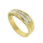 Bibigi - Ring - 18 karaat Geel goud - 1.02ct. tw. - Diamant, Sieraden, Tassen en Uiterlijk, Ringen, Nieuw